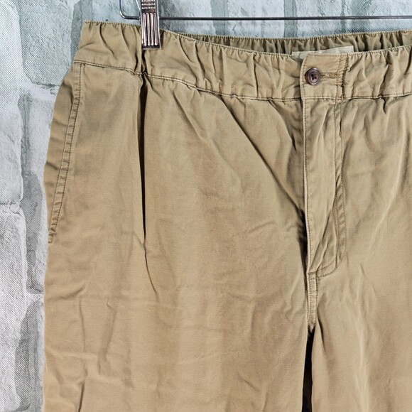 VTG Territory Ahead Flannel Lined Chino Pants Drawstring Medium 34x28 Hiking - Picture 3 of 12